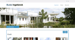 Desktop Screenshot of budaiingatlanok.hu